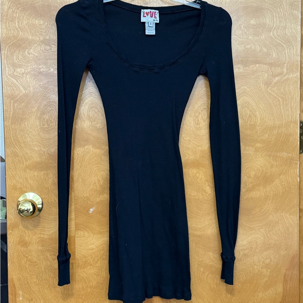Love from YaYa Knit ribbed tunic top dress xs